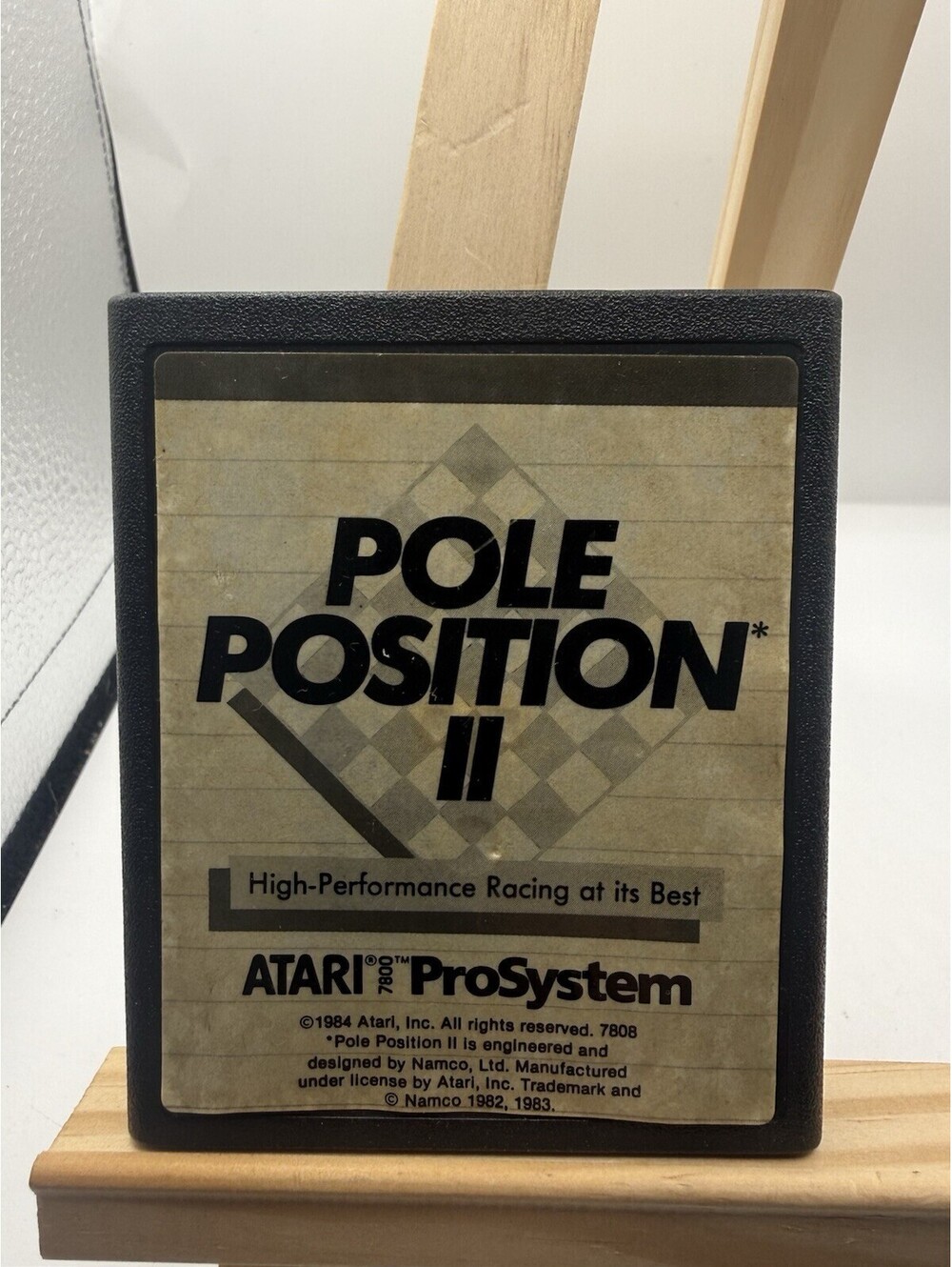 Pole Position II (Atari 7800, 1987) Cartridge Only